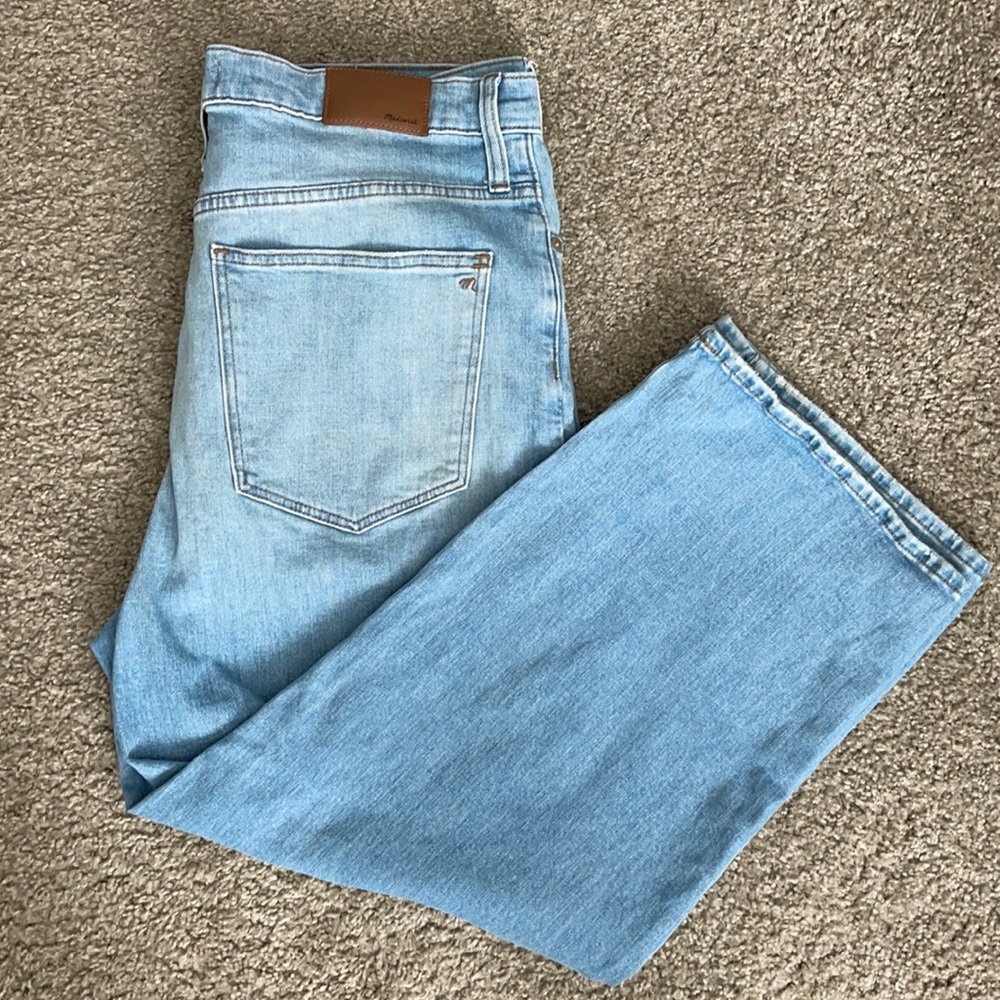 Madewell slim-wide leg denim